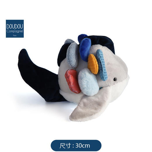 DOUDOU 彩虹鱼-30cmDOUCHO3034玩偶 商品图2
