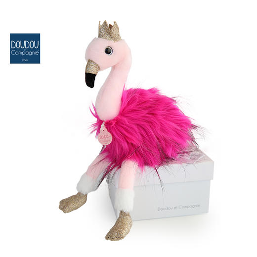 DOUDOU 粉红火烈鸟-30cmDOUCHO2766玩偶 商品图4