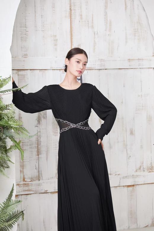 歌力思ELLASSAY 黑色连衣裙 EWF351Y09600 商品图0