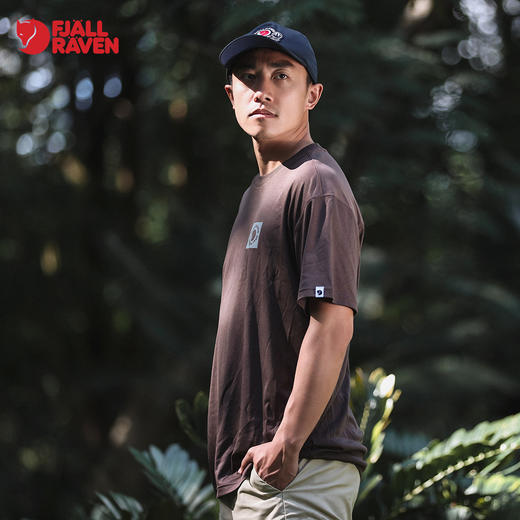 北极狐2024春夏新款男士户外舒适宽松纯棉圆领T恤短袖01241151 商品图2