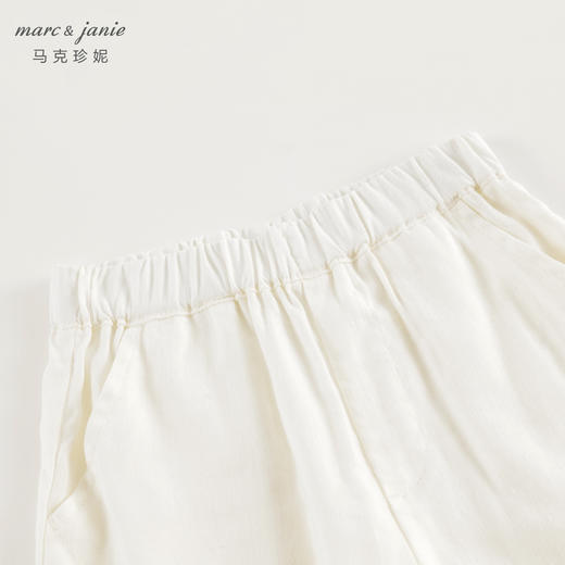 马克珍妮女童宽松清凉亚麻萝卜裤儿童裤子休闲裤春夏新款240203 商品图4