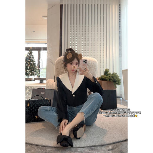 金蘑菇菇 伦敦诗集 黑白套组 / 你的高級精致氛围三件套 时尚套装 商品图0