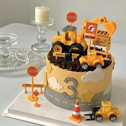 【生日蛋糕】挖掘机款 商品图0