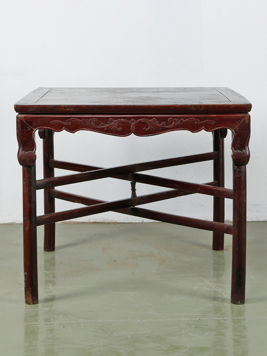 中式可拆卸老方桌复古桌家用贡桌实木供奉桌玄关明清家具