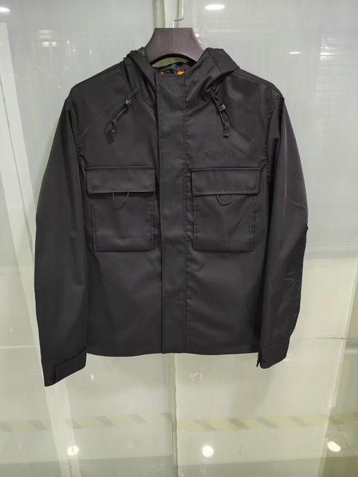 大树 男士2024新款户外休闲防风防水徒步连帽冲锋外套 特惠 Z-11339 商品图8