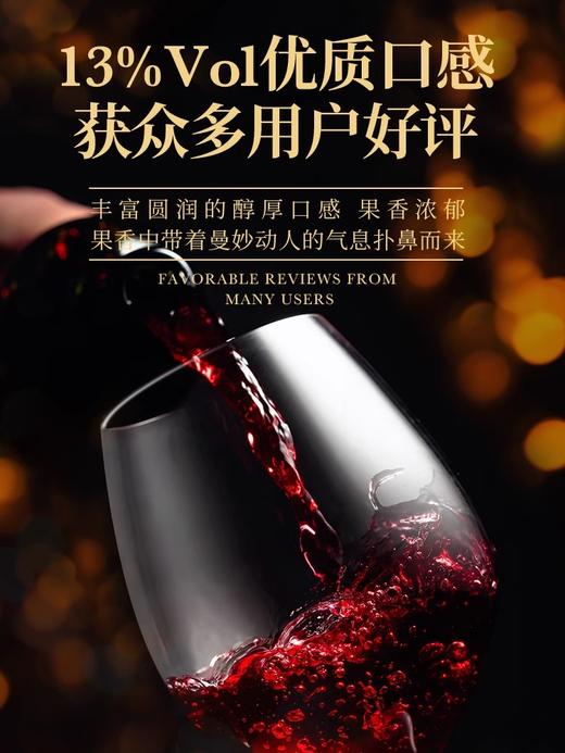 【中欧班列精选】法国进口拉菲LOUISLAFON家族山谷领地干红葡萄酒750ml/瓶  酒精度数13度 商品图2