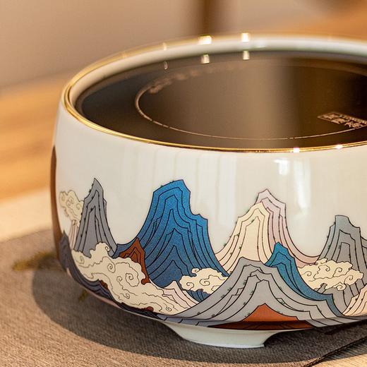 龙隐斋  好多山电陶炉 家用煮茶炉器新款小型台式静音烧水壶铁银壶玻璃好多系列 商品图4