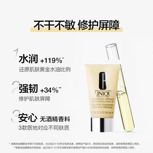 【99任选3件】Clinique倩碧黄油有油/无油款50ml小样啫喱乳液补水保湿控油滋润面霜润肤露  50ml小样 商品图1