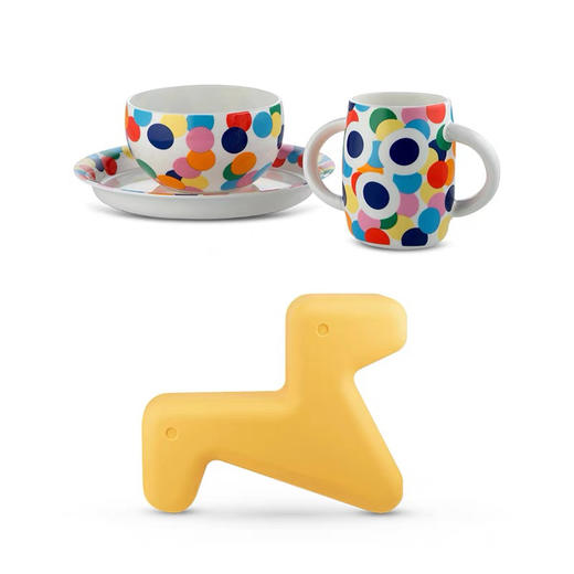 ALESSI/儿童餐具套装3件套卡通西餐刀叉勺杯辅食碗餐盘 商品图4