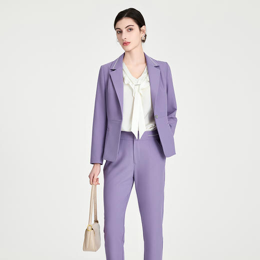 EIIR司歌修身一粒扣西装外套长袖端庄EB891238 商品图0