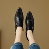 【预售5天】春季新款，性感百搭里外全真皮牛皮尖头深口高跟鞋FDME&FD8272 商品缩略图12