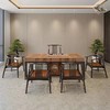 檀香实木系列茶桌六件套（一桌一椅四副椅） 商品缩略图1