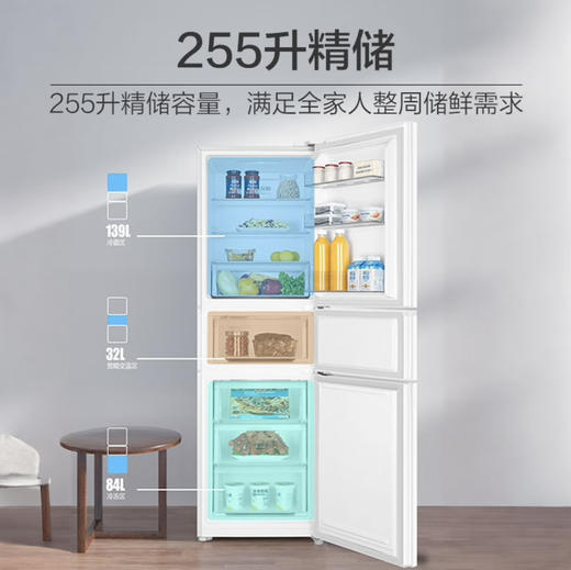 海尔（Haier）冰箱 BCD-255WLHC35EWVU1 商品图4