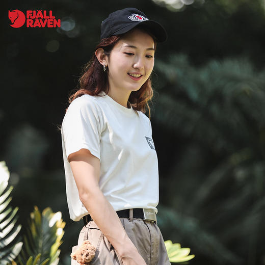 北极狐2024新款春夏舒适女士纯棉宽松百搭露营短袖T恤01241252 商品图2