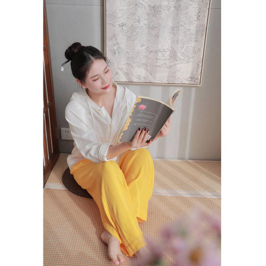 【线上专属】【春和景明系列】阔腿裤（24709081-栀子） 商品图1