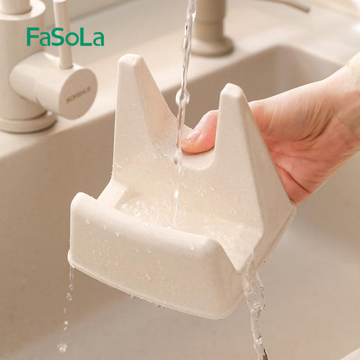 Fasola塑料锅盖砧板两用架 锅盖架厨房锅盖座 置物架 商品图11
