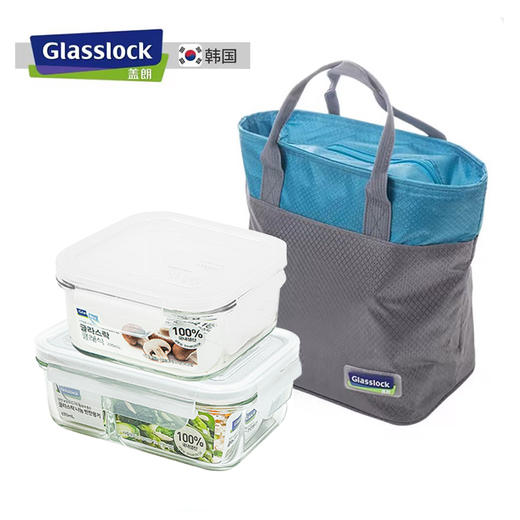 glasslock玻璃保鲜盒3件套 商品图0
