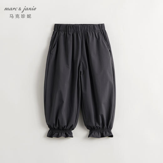[吸湿速干]马克珍妮女童花边束脚裤儿童裤子休闲裤春夏新款240351 商品图2