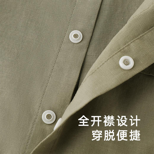 【商场同款】英氏童装连体衣男宝棉麻透气婴儿衣服夏季新款 商品图1