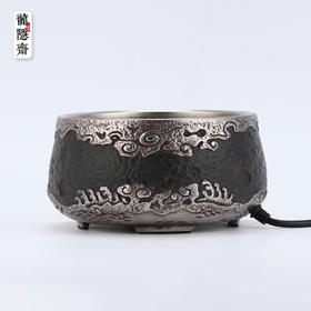 龙隐斋 风云电陶炉铁包银静音煮茶器 1000W大功率德国炉芯可定时