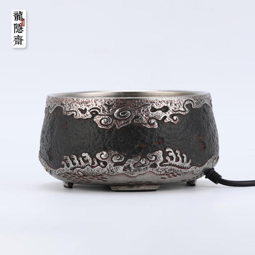 龙隐斋 风云电陶炉铁包银静音煮茶器 1000W大功率德国炉芯可定时 商品图0