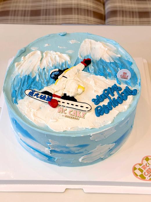 滑雪手绘蛋糕 商品图1