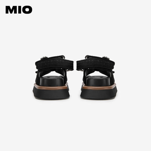 MIO米奥夏季小香风女鞋舒适亲肤厚底休闲凉鞋沙滩鞋女鞋M243132008 商品图5