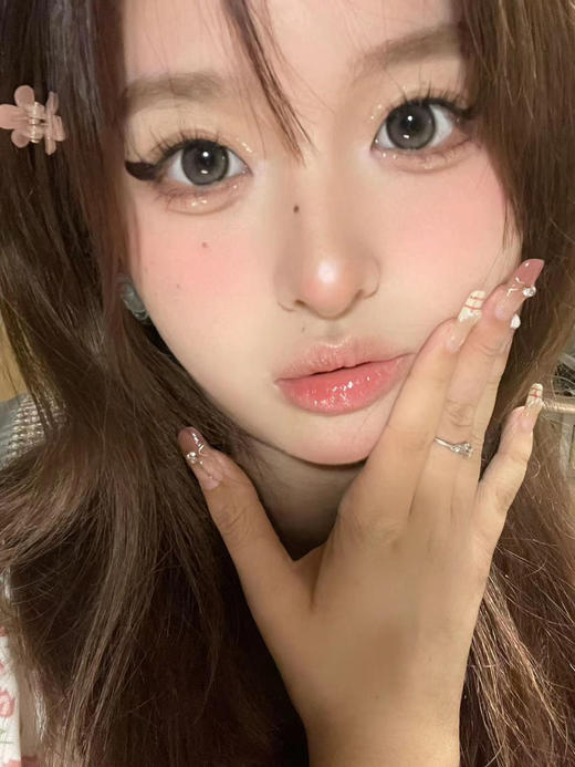 超高舒适度-DK G382-Deekay-椰子奶灰14.5mm 实际上眼效果14.2mm（年抛/2片装） 商品图5