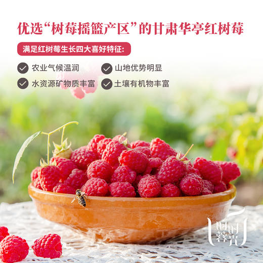 【昀蓉时光.红树莓原浆多盒】气色嘭嘭·1袋喝掉45颗A 级鲜红树莓果.100%树莓原浆.0香精色素.营养丰富，原汁原味.酸甜爽口（40ml*7 袋/盒） 商品图4
