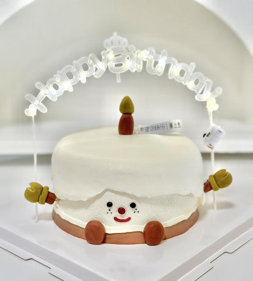 蜡烛蛋糕（翻糖款） 商品图0