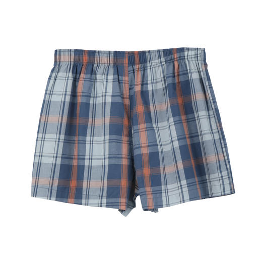 【梭织全棉阿罗裤】SCHIESSER德国舒雅短裤全棉梭织面料, 肌理细腻，柔软亲肤, 透气舒适，撞色格纹图案，经典时尚。39/22878X 商品图1