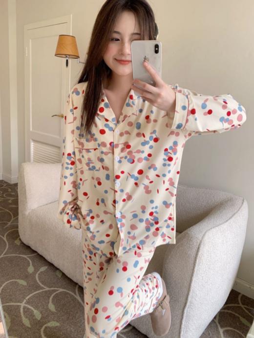 💓【2024新款减龄仙女家居服套装】 🌟1.舒适透气🌸 触感妙赞 🌟2.春款新品居家服套装🌞 美观实用性都具备 🌟 商品图1