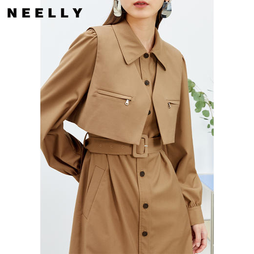 NEELLY纳俪商场同款职业气质时尚套装2022年春季新款高级感套装裙N22074Y04440 商品图1