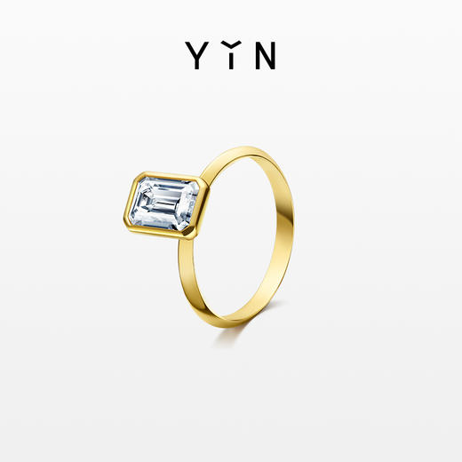 「屹」祖母绿钻戒-一重 商品图0