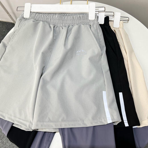 【预售5-7发货】夏季新款户外运动跑步短裤+长裤假两件 商品图6