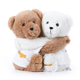 MCHugs 对抱系列 泰迪熊公仔加热小兔玩偶生日礼物宝宝安抚玩偶送礼