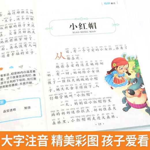 新太阳鸟课外大阅读系列 注音彩绘版 格林童话 商品图2