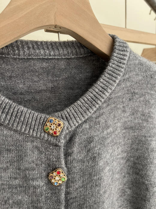 灰色钻石开衫 商品图6