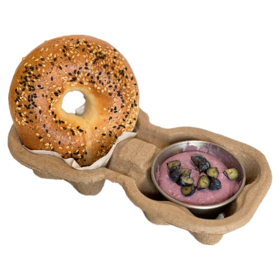 蓝莓酸奶奶酪贝果