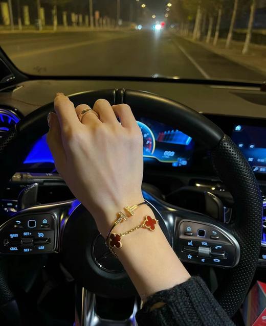 宏运五花四叶草手链 四叶草鸿运项链 耳钉  商品图11