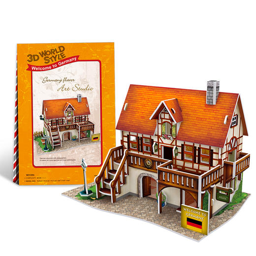 乐立方世界风情系列3D立体建筑拼接积木模型益智玩具 商品图5