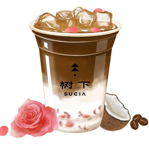 玫瑰拿铁 商品图0