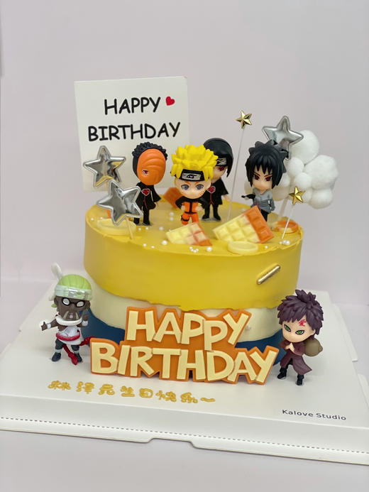 火影忍者男孩男生周岁蛋糕 商品图0