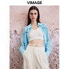 VIMAGE纬漫纪春季新款百搭小众设计衬衣衬衫V2109706 商品缩略图0