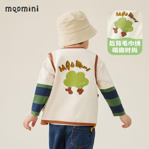 【80-130】【MQDmini】男女童春秋针织开衫坎肩马甲 商品图6