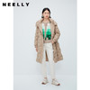 驼色零压感轻薄羽绒服女NEELLY纳俪商场同款连帽风衣式中长款外套N23102L01058 商品缩略图0