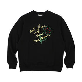 Drole de Monsieur Le Sweatshirt Slogan Esquisse 标语圆领卫衣