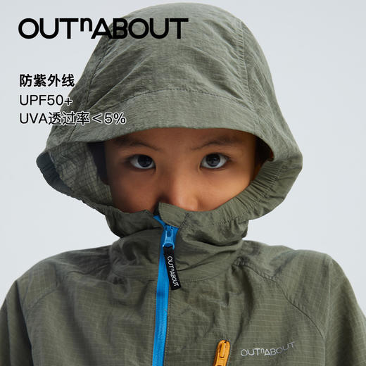 OUTnABOUT出门走走 可收纳防晒带帽夹克 商品图2