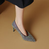【预售5天】时尚优雅晚宴风，新风格细高跟烫钻单鞋HY&M871-1 商品缩略图12