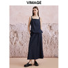 VIMAGE纬漫纪夏季新款垂感A字显瘦半身裙V2106714 商品缩略图1